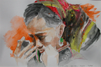 BEAUTE 20 X 30 AQUARELLE SUR CANSON